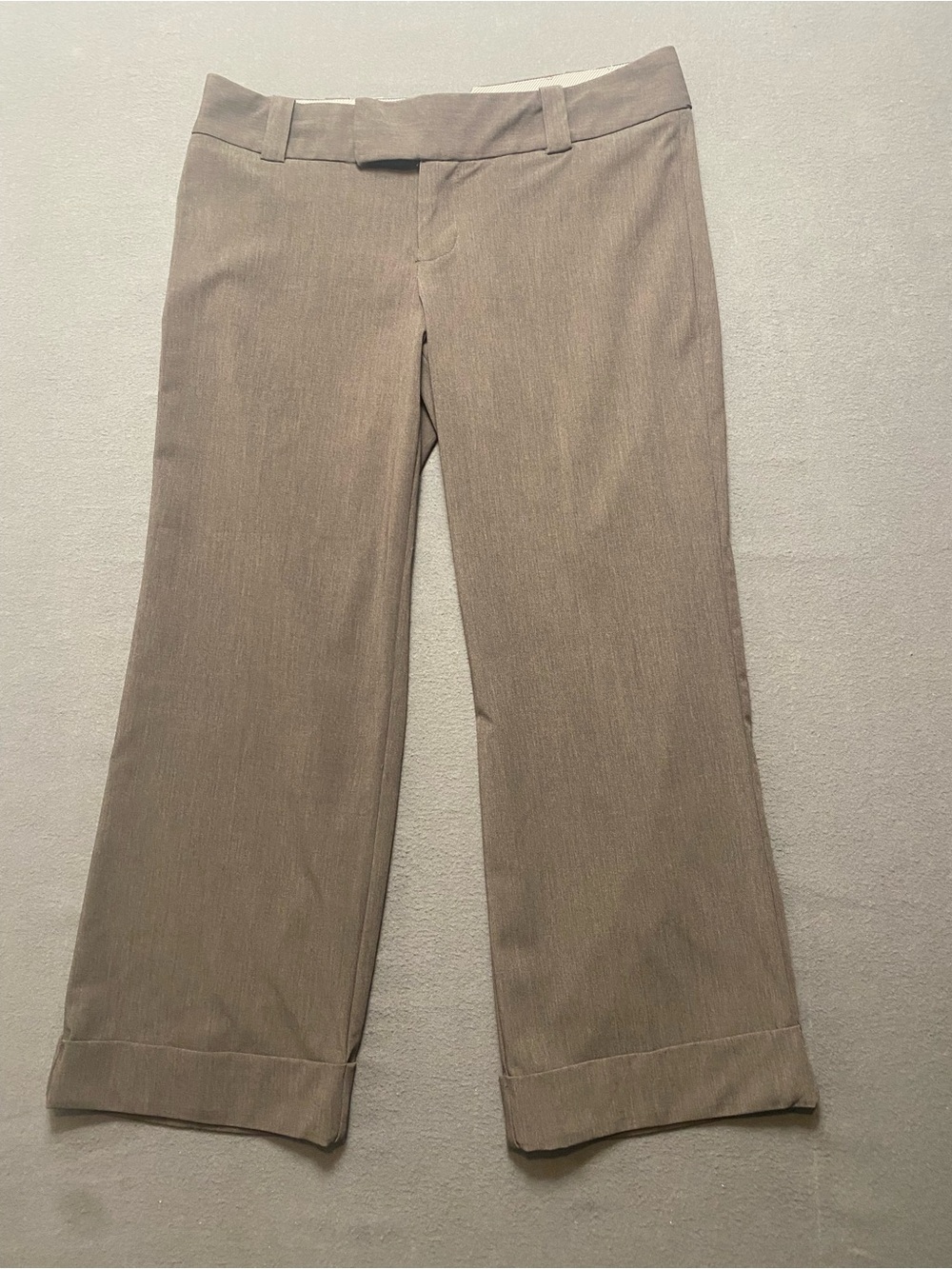 Mossimo Supply Co. Cropped Wide-Leg Pants in Taupe